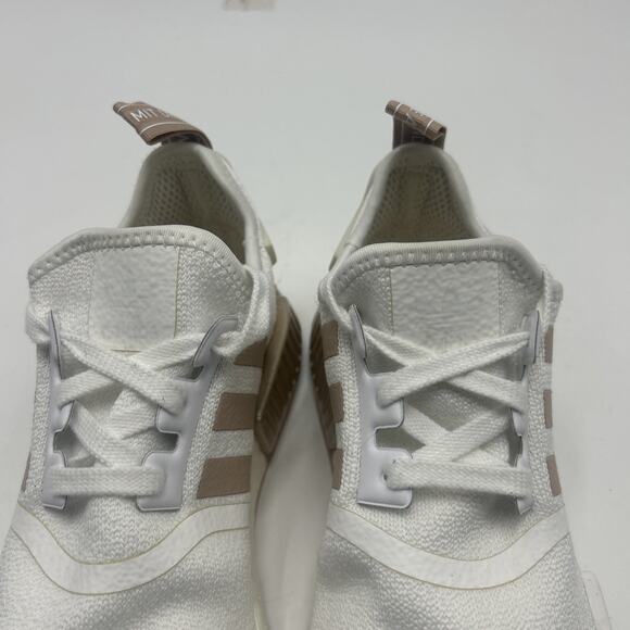 Adidas NMD R1 Womens Size 8.5 White Beige Athletic Running Shoes Sneakers FV2475 - Picture 3 of 9